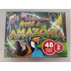 Quebra Cabeça Aves da Amazônia -  48 peças