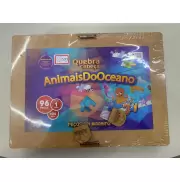 Quebra Cabeça Animais do Oceano - 96 peças Quebra Cabeça Animais do Oceano - 96 peças