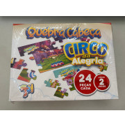 Quebra Cabeça Circo da Alegria - 24 peças Quebra Cabeça Circo da Alegria - 24 peças