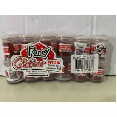 Kit Glitter Vermelho - 12 UNIDADES