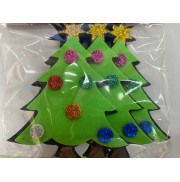 EVA ÁRVORE DE NATAL KIT BORDER - 6 UNIDADES EVA ÁRVORE DE NATAL KIT BORDER - 6 UNIDADES