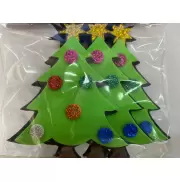 EVA ÁRVORE DE NATAL KIT BORDER - 6 UNIDADES