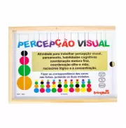 Percepção Visual com 40 peças - Brinq Mutti