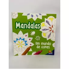 MANDALAS - UM MUNDO DE CORES - COLORIR MANDALAS - UM MUNDO DE CORES - COLORIR