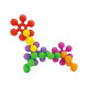 Baú com 60 peças Blocoboll Coloridos Baú com 60 peças Blocoboll Coloridos