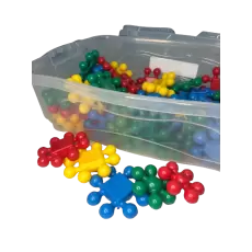 Baú com 60 peças Blocoboll Coloridos