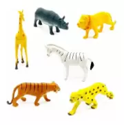 Baú Animais da Selva Emborrachado - 18 peças  Baú Animais da Selva Emborrachado - 18 peças