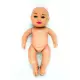 Boneca Menina Branca em Vinil - Maxi Toys
