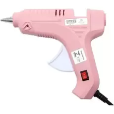 Pistola De Cola Quente Rosa 40W Semi-Profissional 110/220v