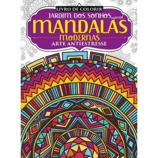Livro para Colorir Especial - Mandalas Modernas