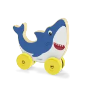 Baby roller Tubarão - Carrinho Animal (Em Madeira) - Junges Baby roller Tubarão - Carrinho Animal (Em Madeira) - Junges