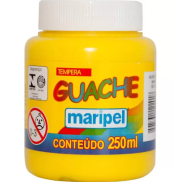 Tinta Guache 250ml Amarelo - Maripel Tinta Guache 250ml Amarelo - Maripel