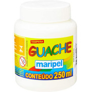 Tinta Guache 250ml Branco - Maripel Tinta Guache 250ml Branco - Maripel