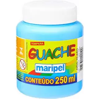 Tinta Guache 250ml Azul Claro - Maripel