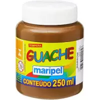 Tinta Guache 250ml Marrom - Maripel