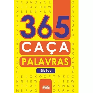 365 CAÇA PALAVRAS - BIBLICO CAPA AMARELA LETRA GRANDE