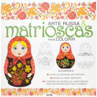 ARTE RUSSA E MATRIOSCAS PARA COLORIR LIVRO ANTIESTRESSE