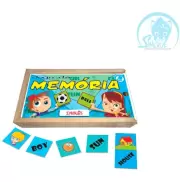JOGO DA MEMÓRIA INGLÊS C/ 20 PARES - Simque (Ref 396)