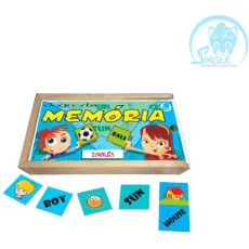 JOGO DA MEMÓRIA INGLÊS C/ 20 PARES - Simque (Ref 396) JOGO DA MEMÓRIA INGLÊS C/ 20 PARES - Simque (Ref 396)