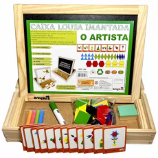 Caixa Lousa Imantada O Artista - BrinqMutti