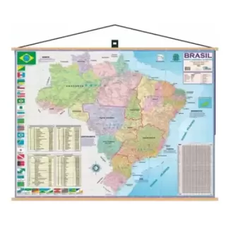 Mapa Escolar Brasil Politico