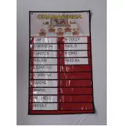 PAINEL CHAMADINHA COM 20 NOMES