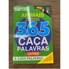 365 Caça palavras - Animais Do Brasil E Do Mundo