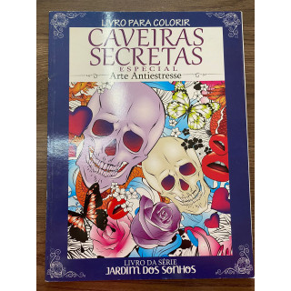 Livro para colorir - Caveiras Secretas Especial Livro para colorir - Caveiras Secretas Especial