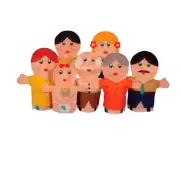 FANTOCHES: FAMÍLIA BRANCA (FELTRO) - Simque (Ref 444) FANTOCHES: FAMÍLIA BRANCA (FELTRO) - Simque (Ref 444)