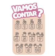 Painel - Vamos Contar? E.V.A Painel - Vamos Contar? E.V.A