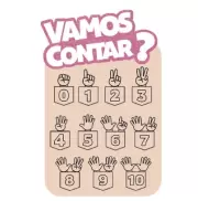 Painel - Vamos Contar? E.V.A Painel - Vamos Contar? E.V.A