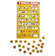 Tabuleiro Letras - BrinqMutti Tabuleiro Letras - BrinqMutti